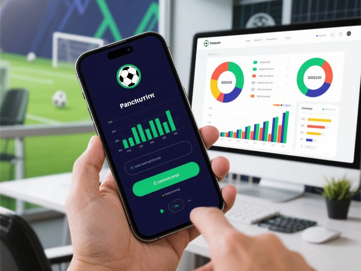 合作夥伴流程與賽事預測體驗示意圖